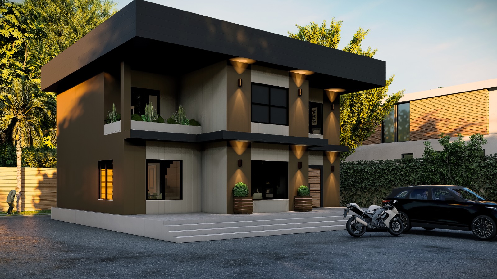 213 m² 4+1 Dubleks Çelik Villa