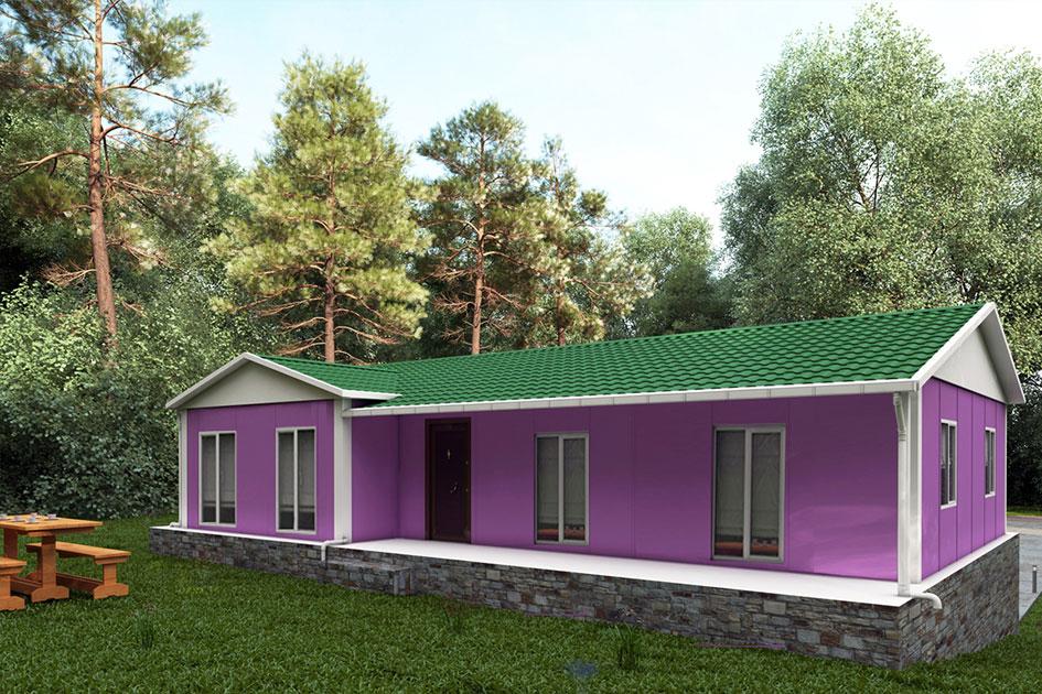 125 m² 4+1 Tek Kat Prefabrik Ev