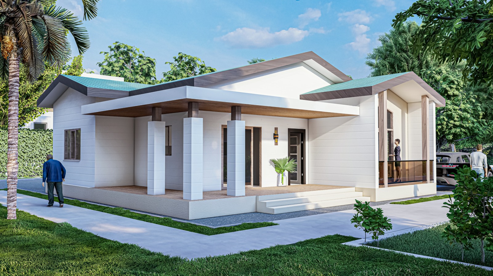 115 m² 2+1 Tek Kat Çelik Ev görsel 2