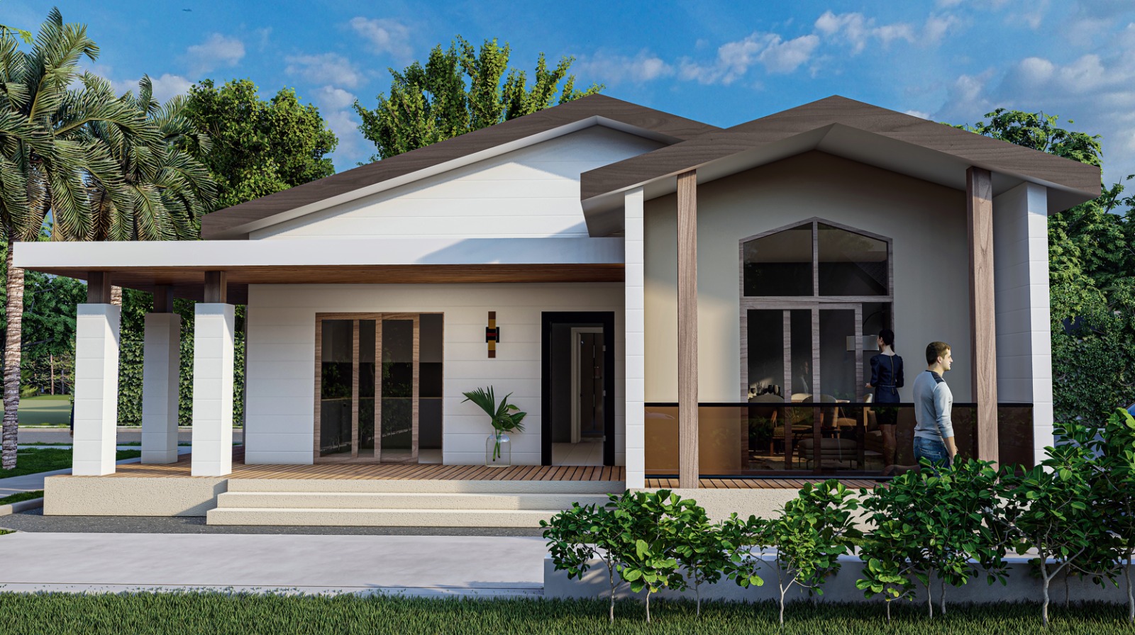 115 m² 2+1 Tek Kat Çelik Ev görsel 3