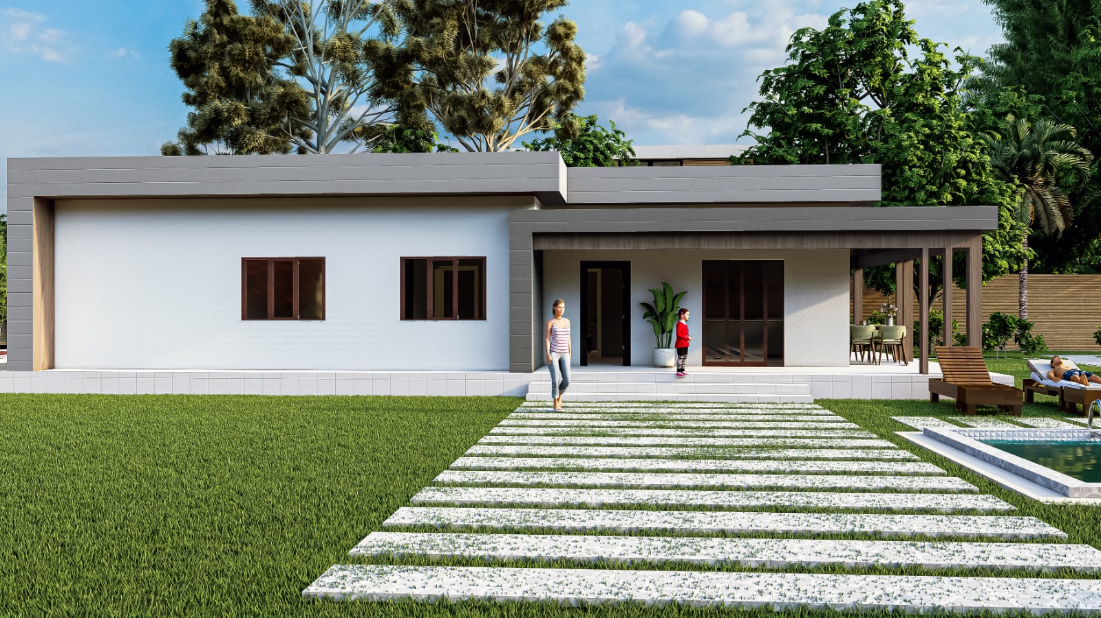 153 m² 3+1 Tek Kat Çelik Ev görsel 2