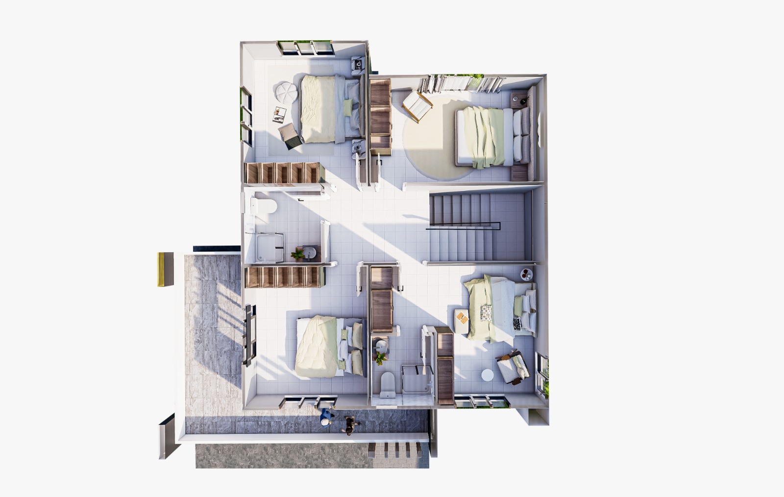 222 m² 5+1 Dubleks Çelik Villa görsel 4