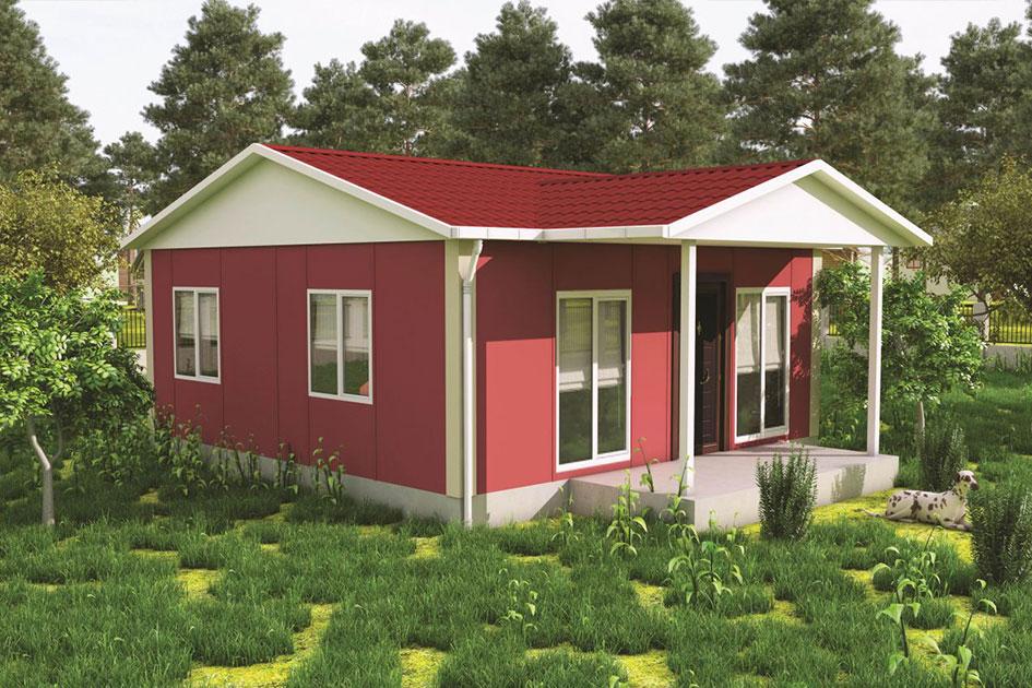 45 m² 2+1 Tek Kat Prefabrik Ev görsel 2