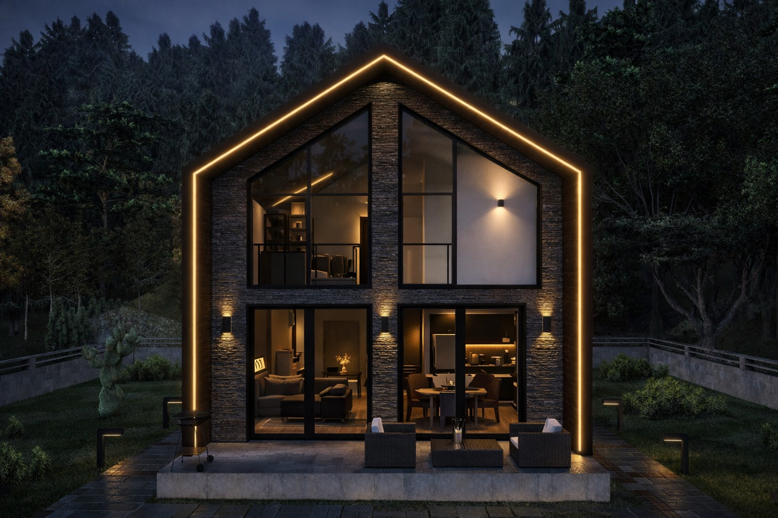 210 m² 4+1 Dubleks Çelik Villa görsel 2